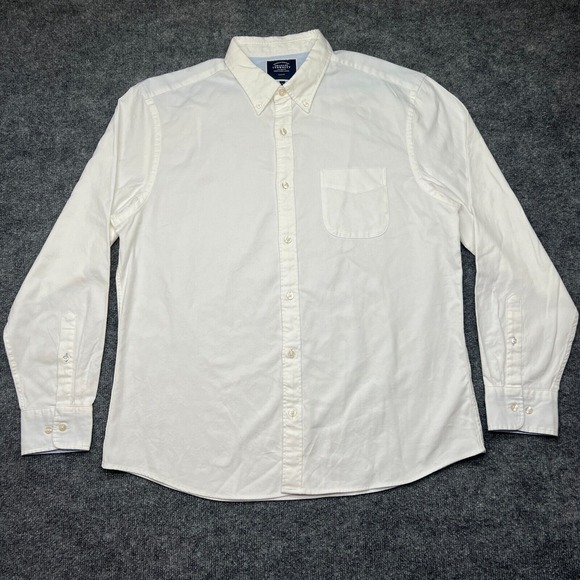 Charles Tyrwhitt Slim Fit Men's Shirt Short Sleeve XL White 100% Cotton - Picture 1 of 7